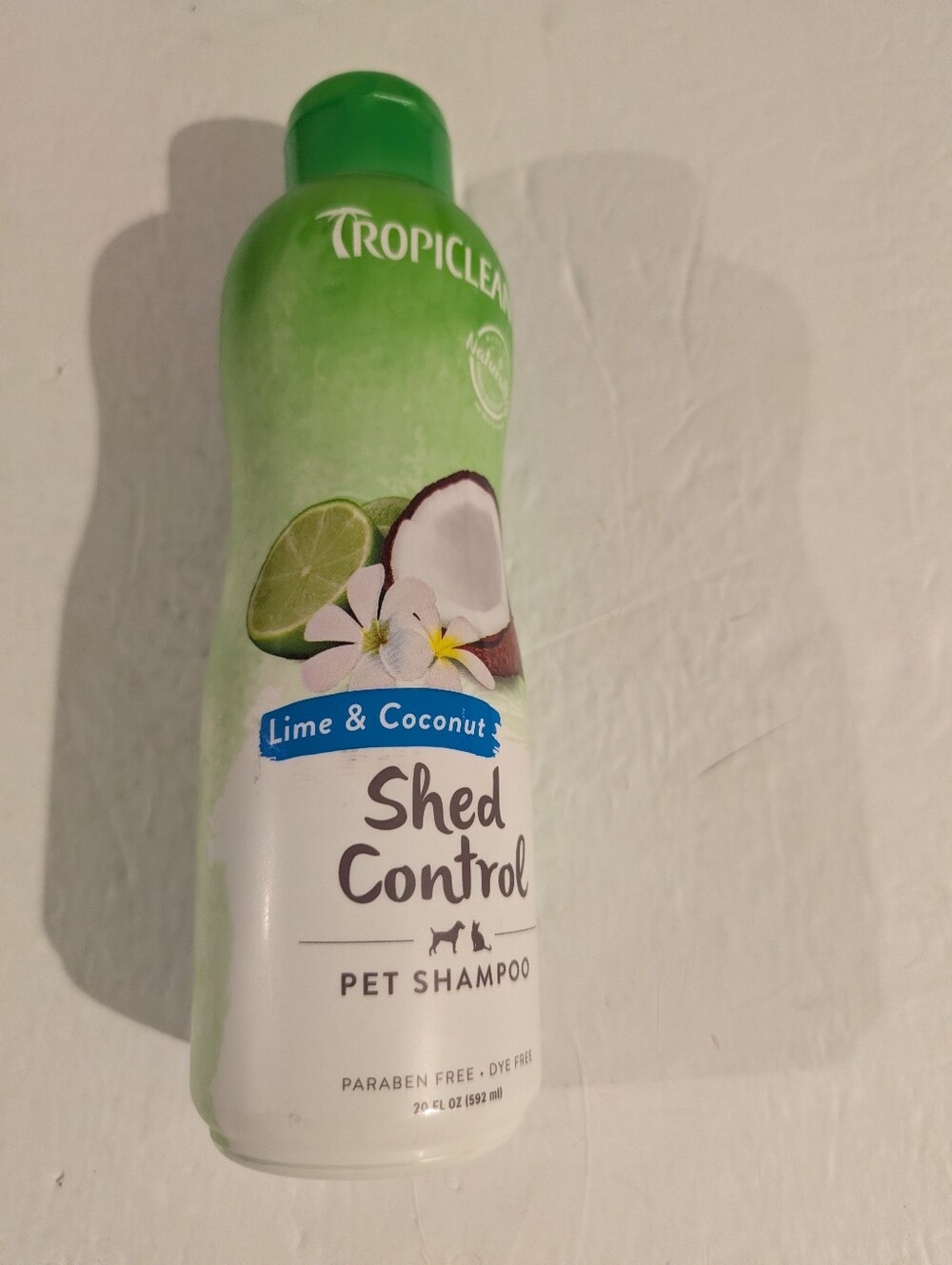 Tropiclean Lime & Coconut Shed Control Pet Shampoo 20oz New Sealed
